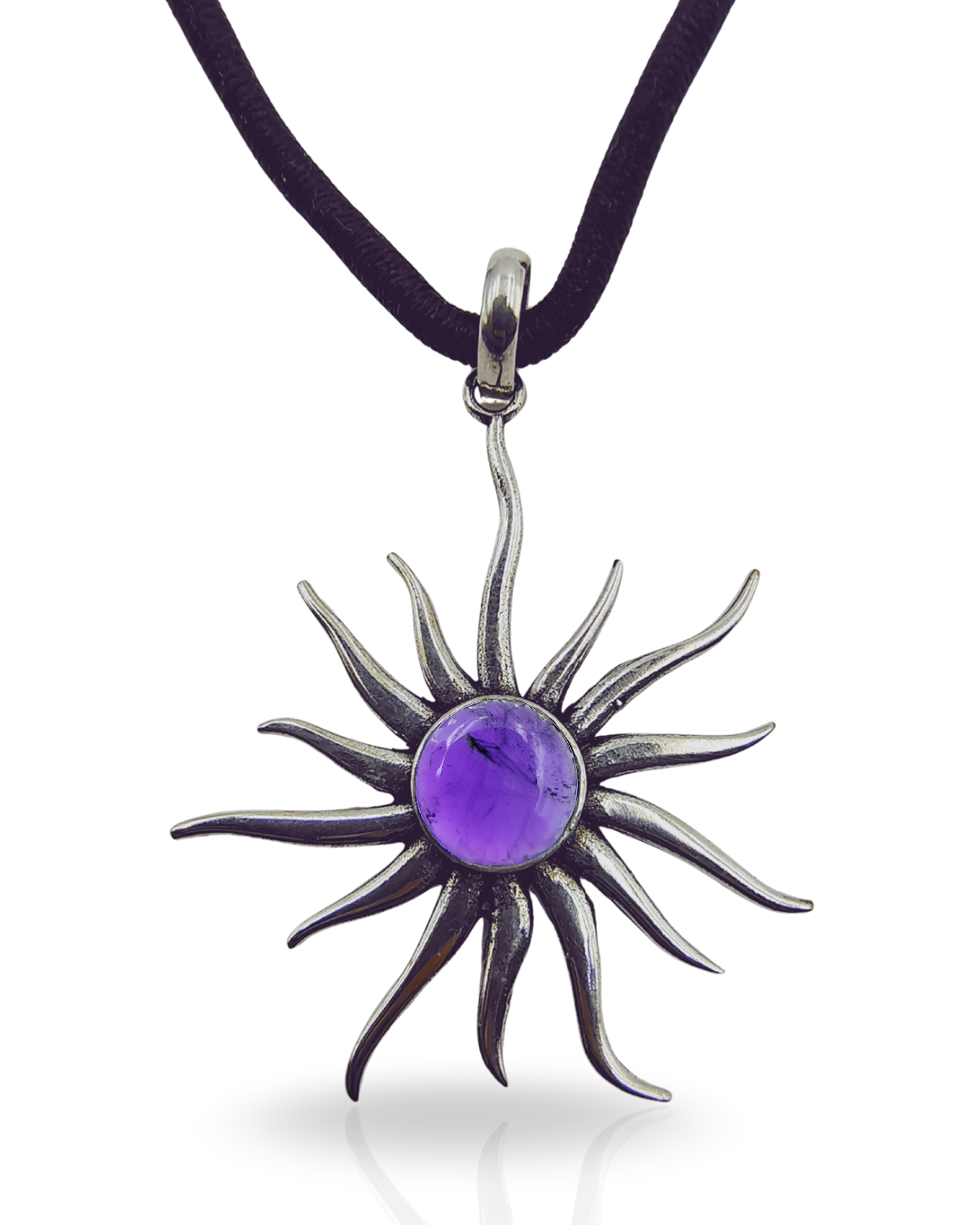 Amethyst Purple Pendant | Calming & Stress Relief | Emotional Healing | Physical Wellbeing