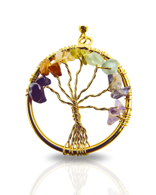 Root Seven Chakra Tree Earrings