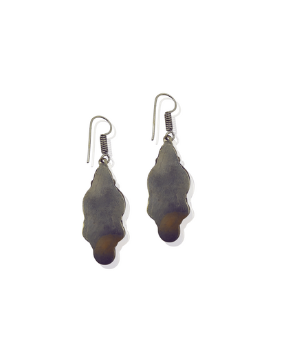 Coral Earrings | Blue and Red Color